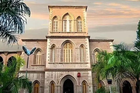 Historic stone building of the University of Khartoum