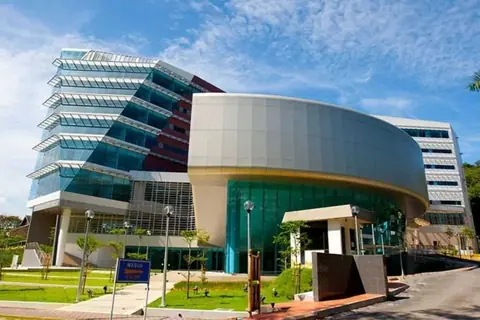 Modern campus building at the University of Malaya